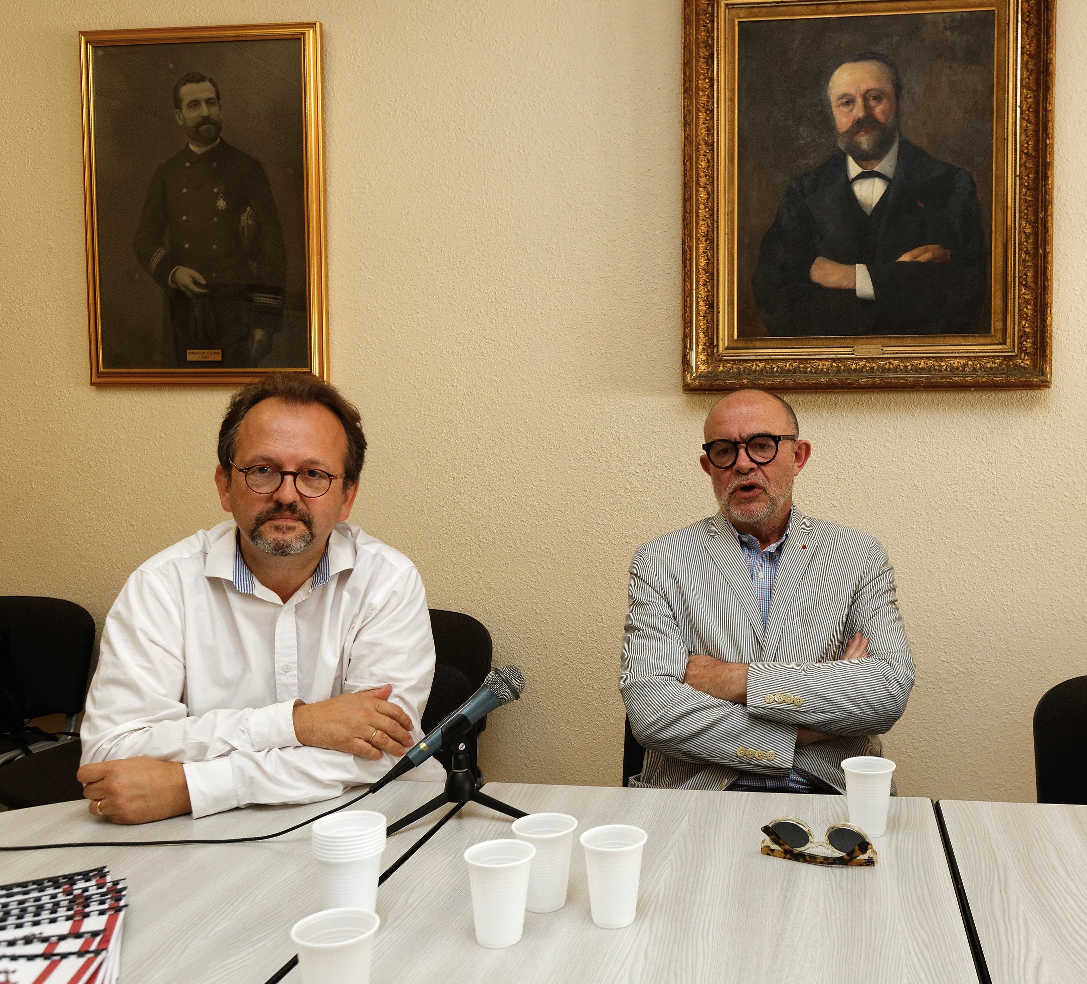 Toulon, le 19/6/2015 
 Photographie Dominique Leriche 
 Christian Lacroix parrain de la fondation Barthelon